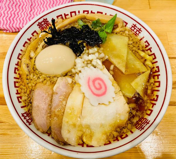 「ワハハ 煮干特製そば」@中華そば ムタヒロ 大阪堺東店の写真