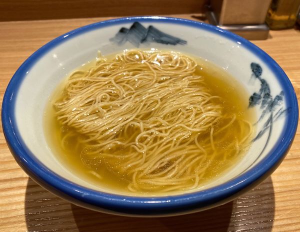 「かけラーメン680円」@AFURI 辛紅 新宿サブナードの写真