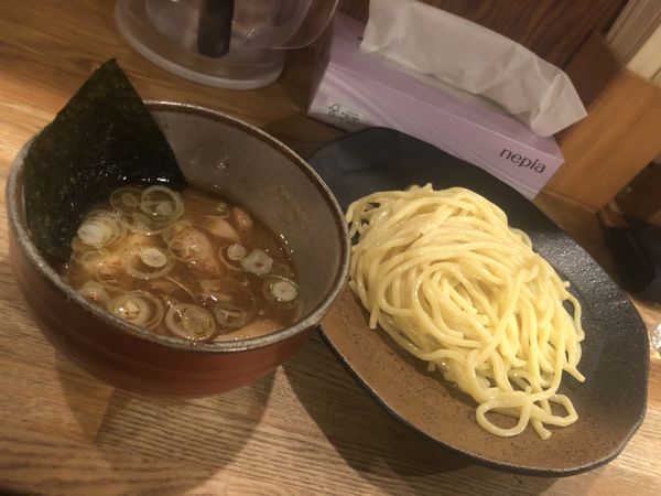 「つけ麺 3種盛りトッピング」@つけ麺屋 やすべえ 赤坂店の写真