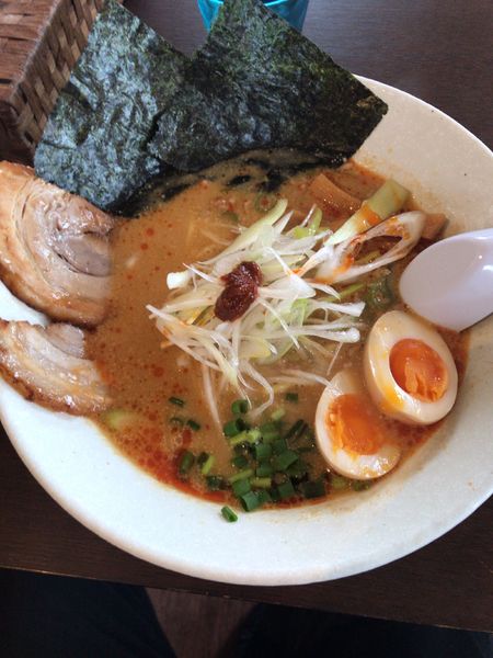 「七三ラーメン➕麺固め」@麺屋 龍次 浪江店の写真
