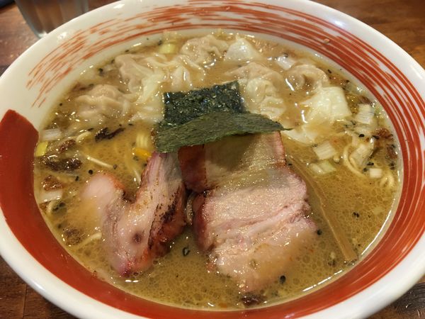 「味噌ワンタンメン」@麺屋 悠の写真