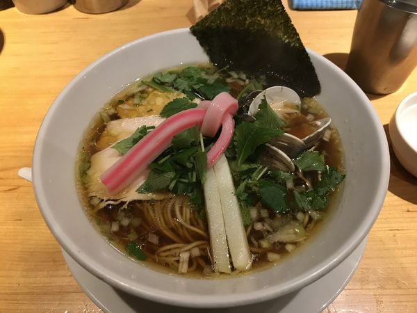 「蛤SOBA」@Ginza Noodles むぎとオリーブの写真
