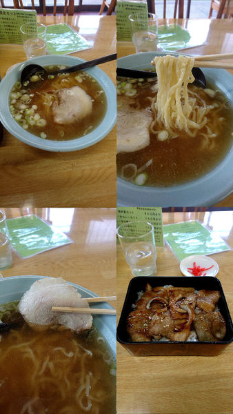 「ランチ限定『ラーメン+焼肉重セット(￥850)』」@吉野食堂の写真