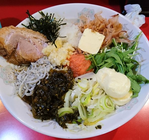 「和風明太子まぜそば(限定)」@蒙麺 火の豚の写真