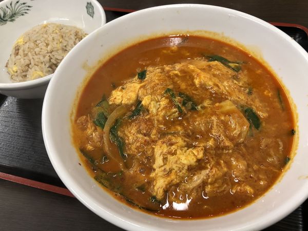 「チゲ味噌ラーメン」@日高屋 経堂農大通店の写真