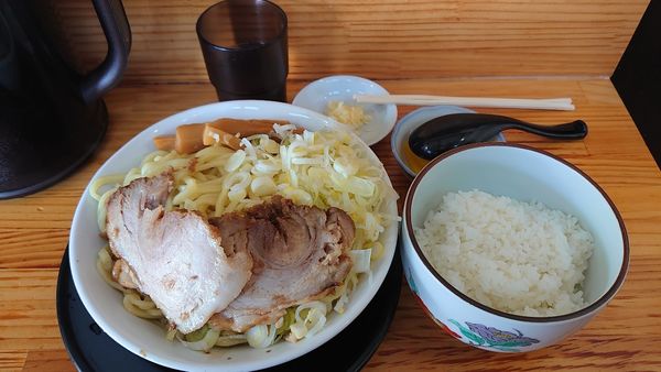 「油そば、半ライス」@麺屋 とん嬉の写真