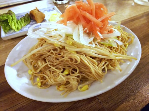 「焼きラーメン　700円（外税）」@大衆馬肉酒場ジョッキーの写真
