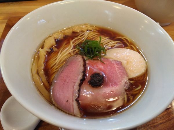 「ポルチーニ醤油らぁ麺」@入鹿（IRUCA）-Tokyo-の写真