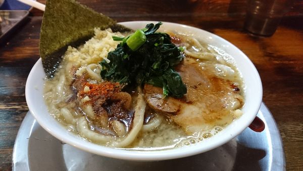 「【夜】ラうどん」@ラーメン ヤスオの写真
