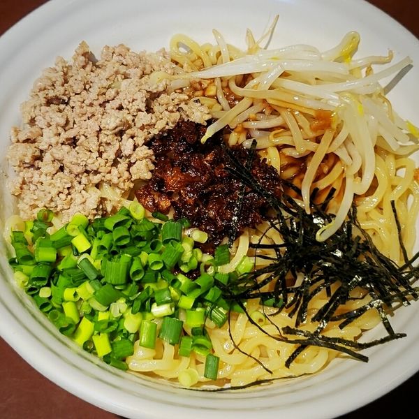 「台湾油そば（大盛り無料）スープ付  ７００円他」@麺屋 弐ノ丸の写真