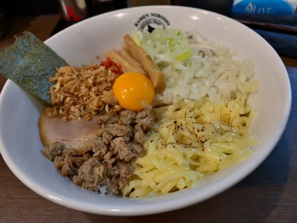 「狼煙まぜそば」@狼煙 東大宮店の写真