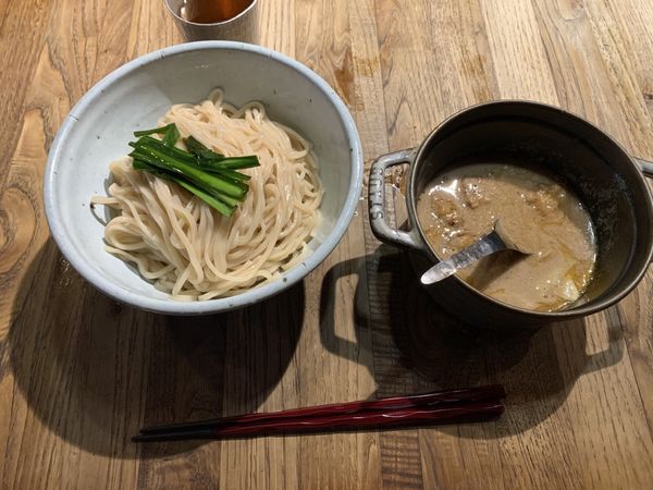 「もつつけ麺」@和醸良麺 すがりの写真