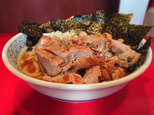 「ラーメン＋チャーシュー＋のり」@自家製中華そば 勢得の写真