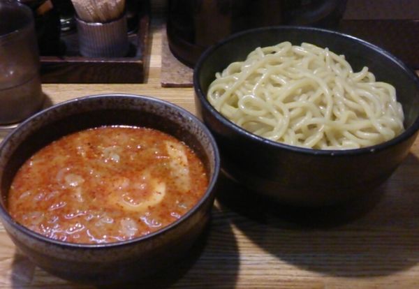 「辛ゴマだれつけ麺（激辛）」@しょうえいの写真