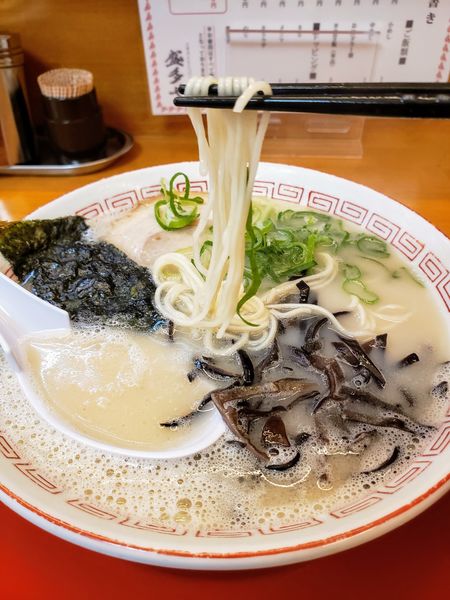 「ラーメンセット（ラーメン + 半焼き飯）」@盛多やの写真