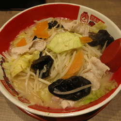 塩とんこつタンメン：1000円