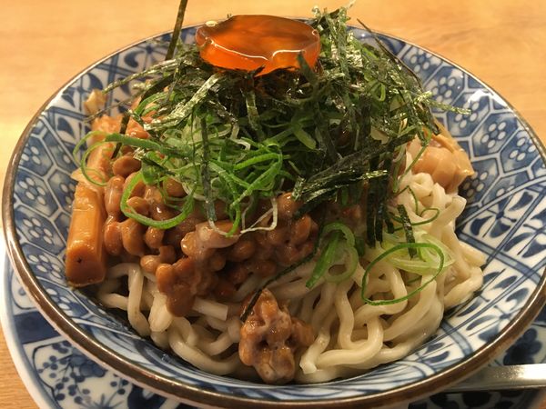 「日式納豆麺」@箸とレンゲの写真