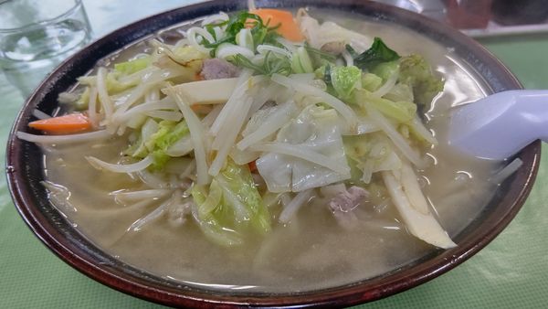 「タンメン670円+大盛100円」@らあめんハウス みちのくの写真