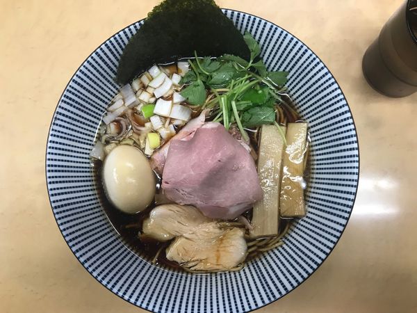 「特製 煮干しそば 黒醤油」@中華そば よしかわの写真