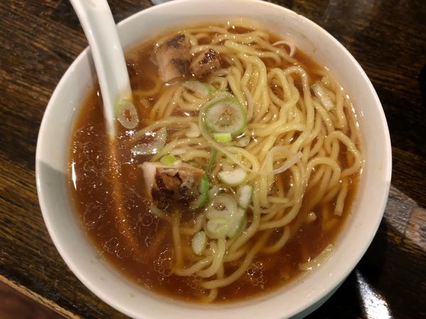 「チャーシューエッグ定食1100円プラス100円でミニラーメン付き」@新潟長岡らぁめん 安ざわ食堂の写真
