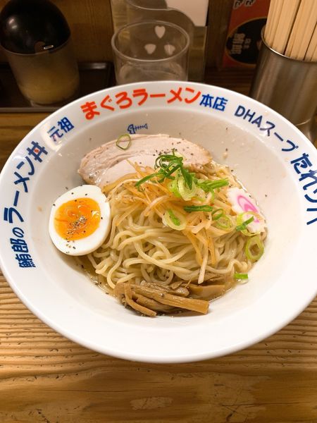 「醤油たれそば」@元祖まぐろラーメン 本店の写真