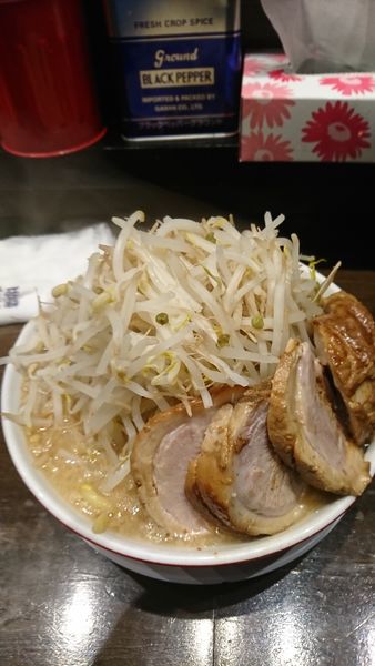「ラーメン中肉マシ3枚野菜ちょいマシ」@らーめん男盛の写真