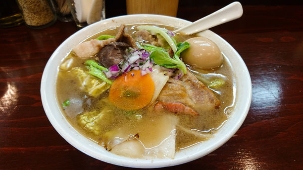 「肉の日限定/イベリコ豚deタンメン+ヤングなトンテキ丼」@らーめん 五ノ神精肉店 煮干し編の写真