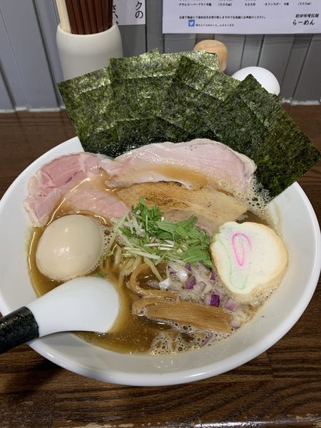 「【限定】煮干し中華そば」@らーめんぶたまろの写真