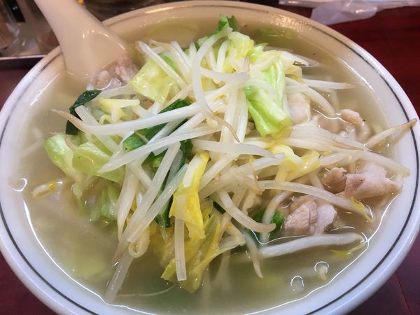 「タンメン　900円」@十八番の写真