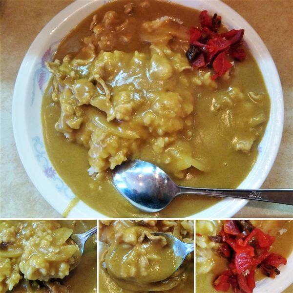 「カレーライス　750円」@栄龍の写真