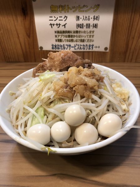 「ラーメン＋うずら」@ヒノブタセカンド 南越谷駅前店の写真
