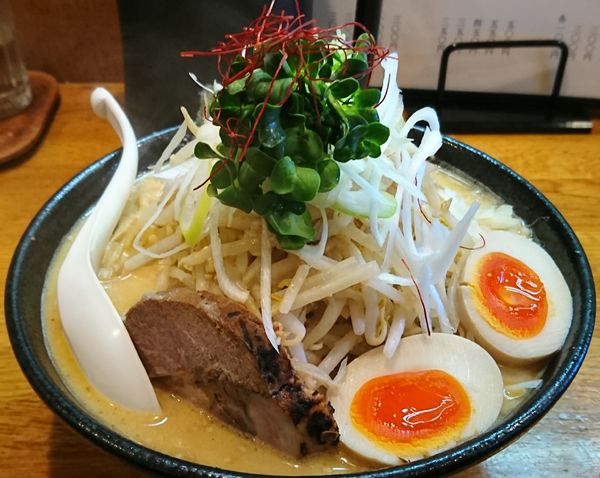 「【限定】白湯味噌 ￥850」@麺屋 鶏口の写真