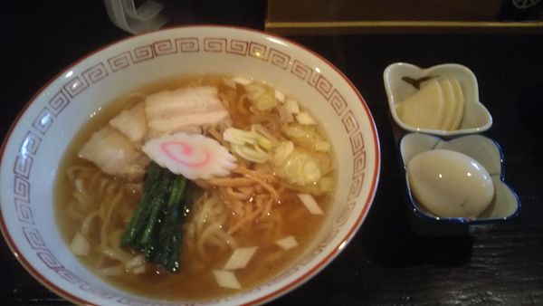 「支那そば 500円(感謝セールス)」@會津支那そば屋 HEY MENの写真