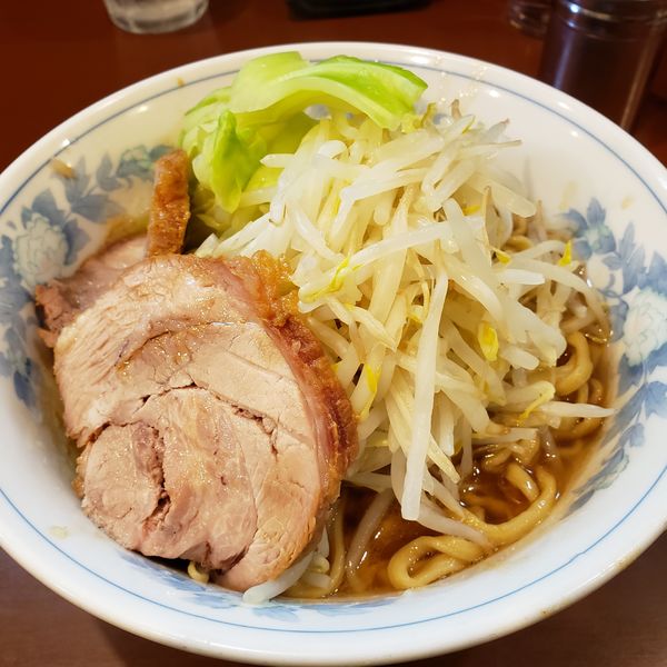 「らーめん　野菜増し」@らーめん陸の写真