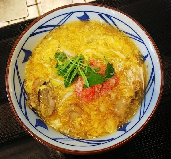 「海鮮玉子あんかけ690円」@丸亀製麺 山形店の写真