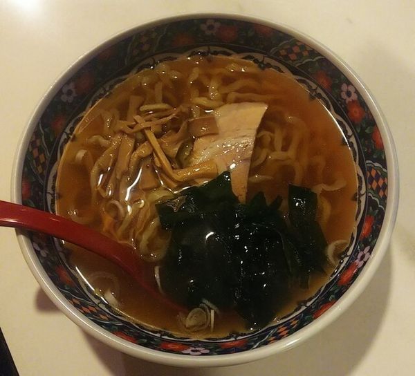 「手打ラーメン700円」@英新ラーメンの写真