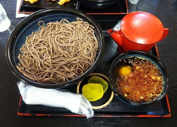 「つけそば750円」@一休庵の写真