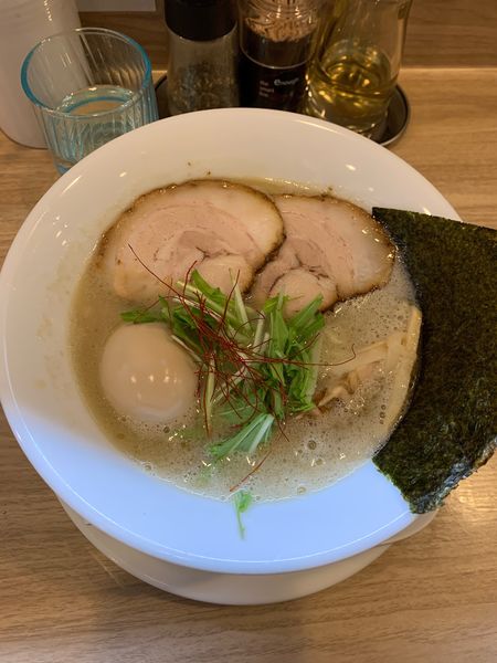 「濃厚鳥白湯特製」@はらや TORI PAITAN RAMENの写真