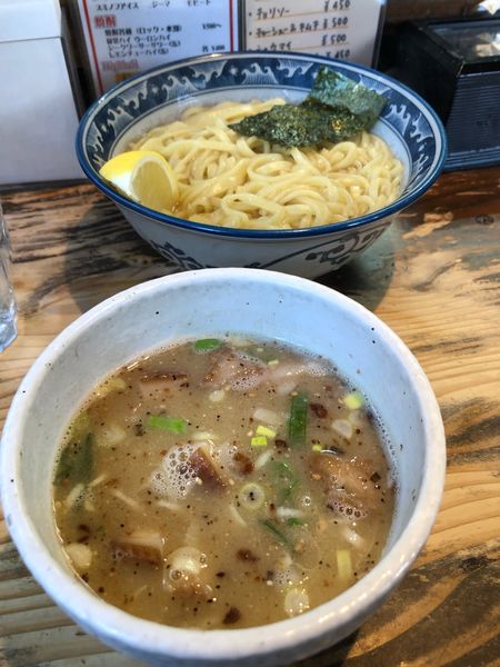 「濃厚　塩　平打ちつけ麺　800円」@らーめん嗟哉の写真