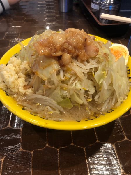 「豚そば　野菜増し」@茨城豚そば 特龍 本店の写真