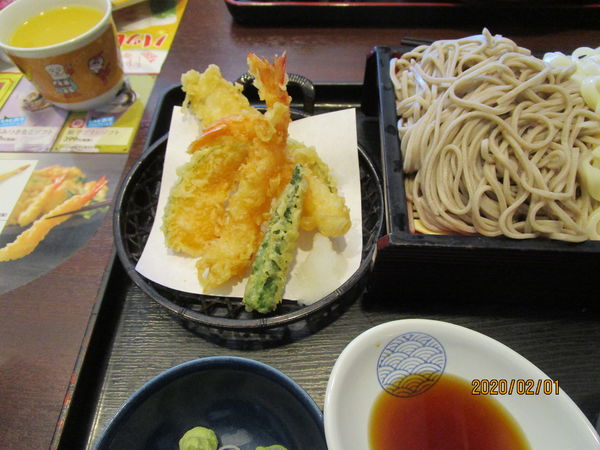 「2色合盛り天せいろ 1099円」@夢庵 足立栗原店の写真