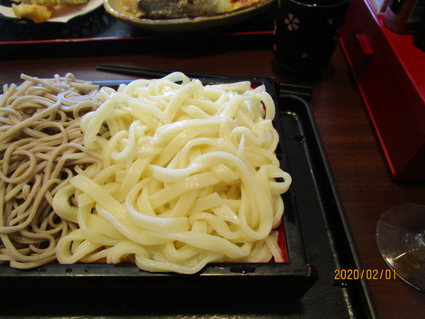 「2色合盛り天せいろ 1099円」@夢庵 足立栗原店の写真