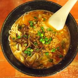 みらくる担麺（ハリガネ）＋替え玉（ハリガネ）