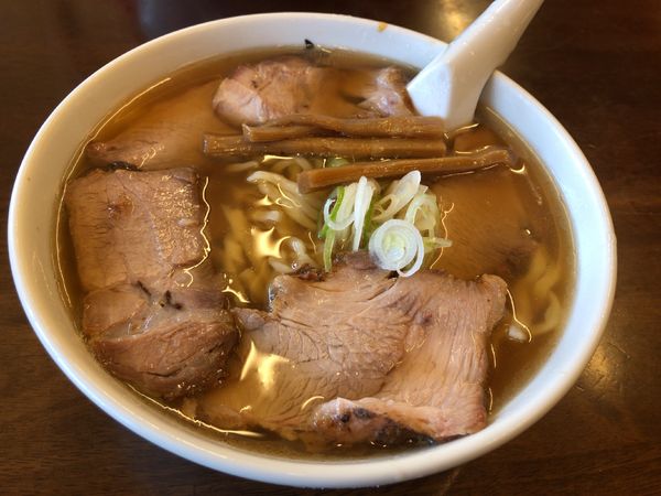 「手打ちゃーしゅー + 餃子」@手打らーめん 玄の写真