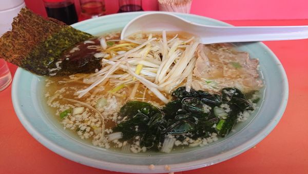 「ネギラーメン  カタメ」@ラーメンショップ 平井店の写真