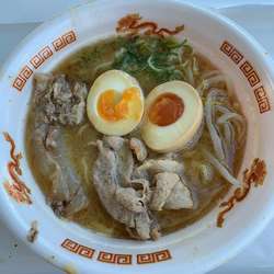 【イベント】「白神」（岐阜）とろとろ炙り軟骨焼豚入り白エビ豚骨～北海道干し貝柱バージョン～