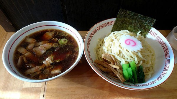 「『つけそば 中盛(麺量300㌘￥850)』」@柳麺かいとの写真
