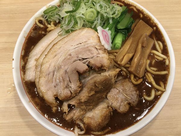 「六等星 こってり 肉増し 麺大盛り」@麺や 六等星の写真