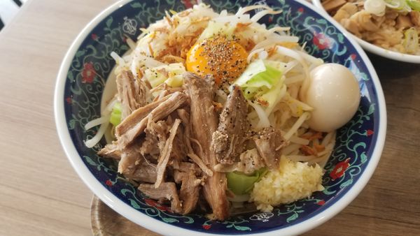 「ジャンクまぜそば　味玉トッピング」@凌駕IDEA イオンモール松本店の写真