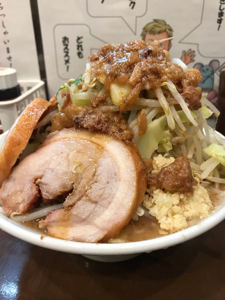 「小ラーメン　追加豚」@麺屋 歩夢の写真